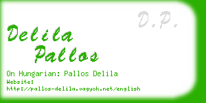delila pallos business card